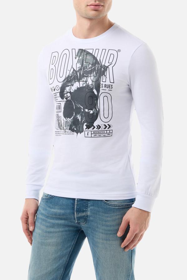 T-Shirt A Manica Lunga White