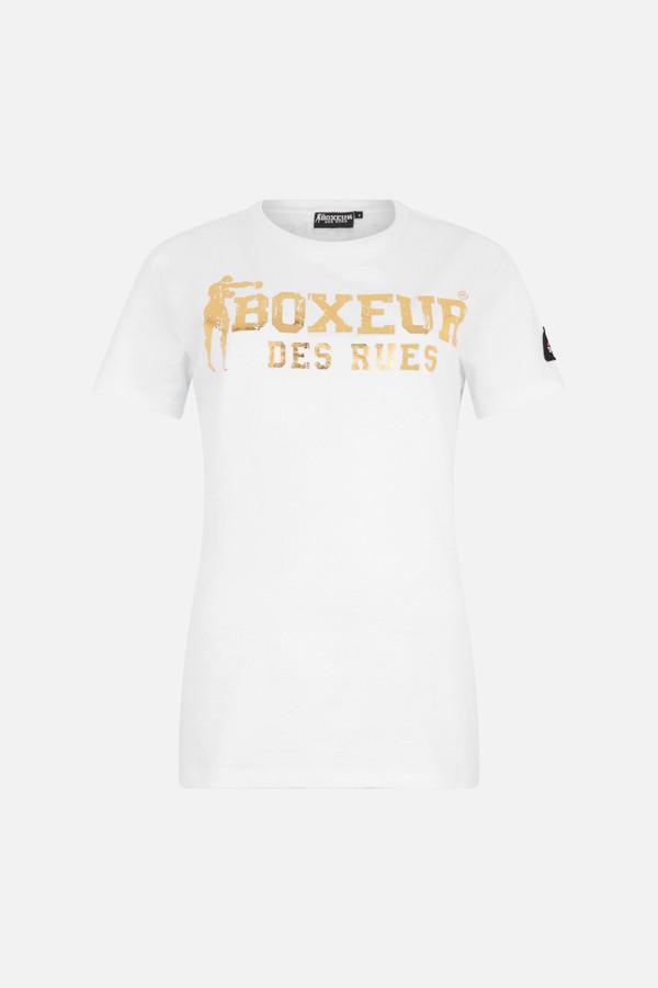 T-Shirt Iconica White-Gold