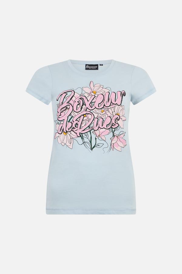 T-Shirt Graficata Sky Blue