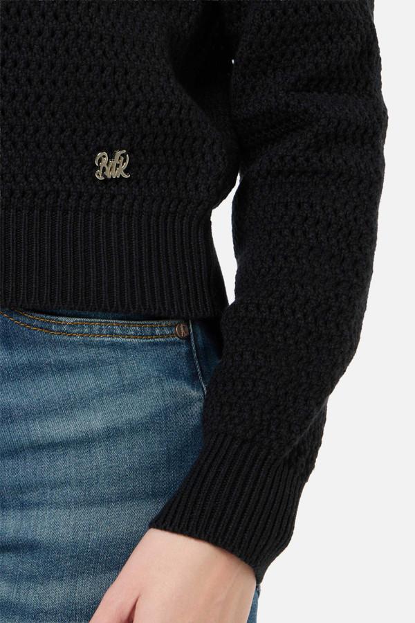 Maglioncino Nero Con Strass Black