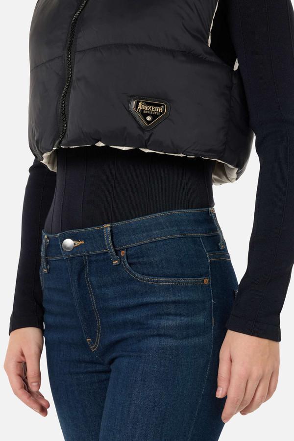 Smanicato Corto Reversibile Black-Butter