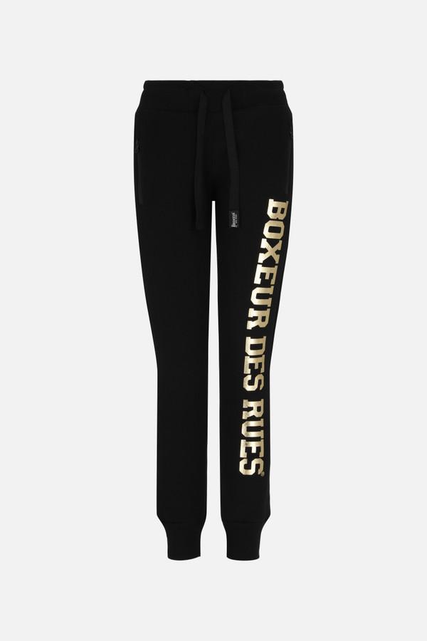 Pantalone Black-Gold con Logo
