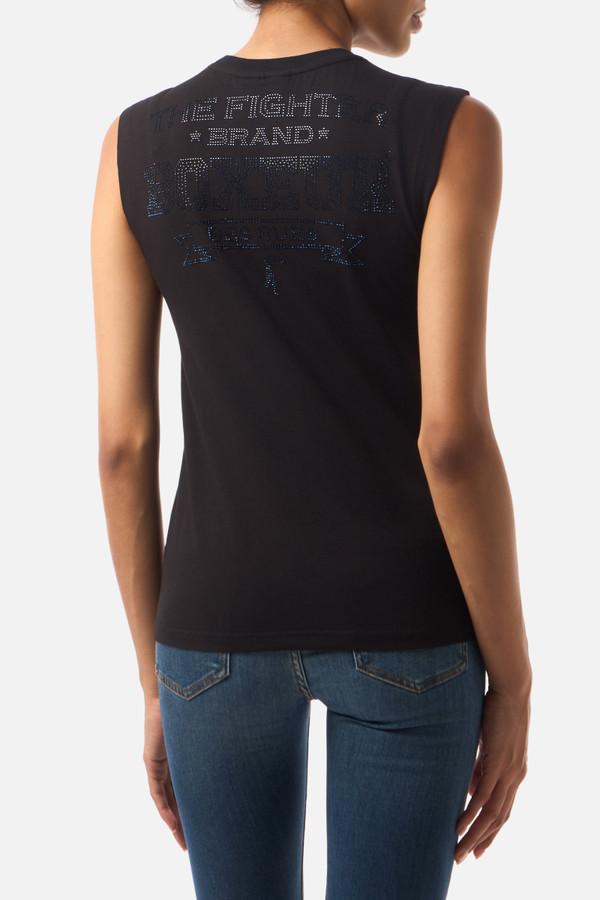 Canotta Con Logo Nera