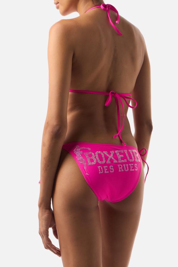 Top Bikini A Triangolo Fuxia