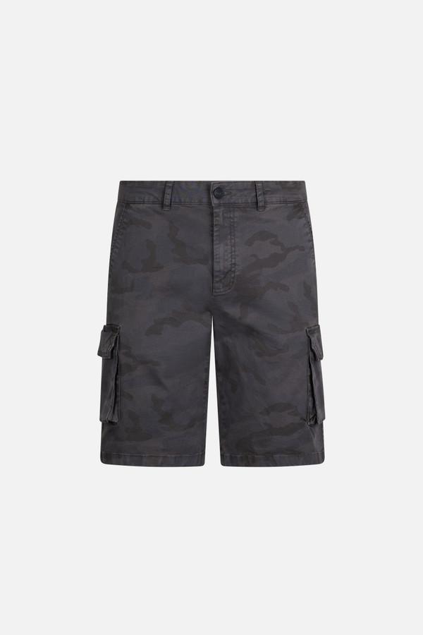 Pantaloncini Cargo Grey Camou