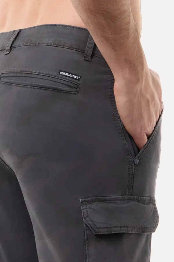 Pantaloncini Cargo Grey Camou