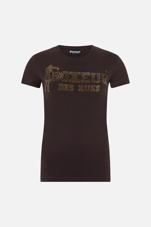T-Shirt Cocoa Con Strass