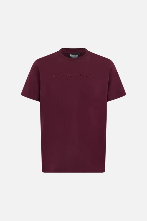 T-Shirt Minimale Burgundy