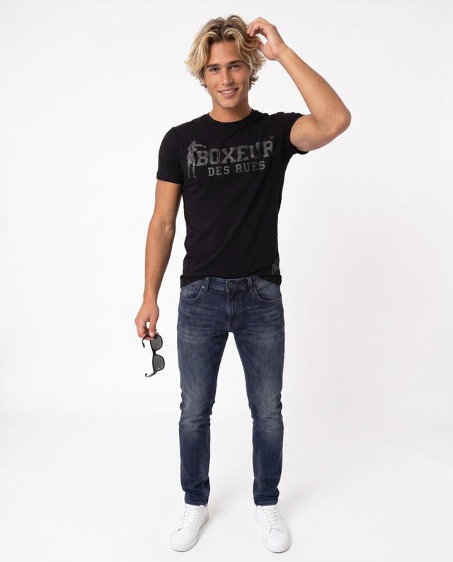 T-Shirt Manica Corta Iconica Black-Titanium