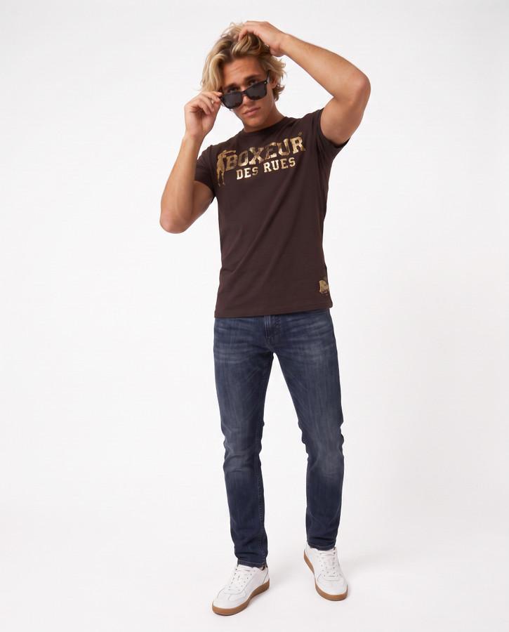 T-Shirt Manica Corta Iconica Chocolate Fondant