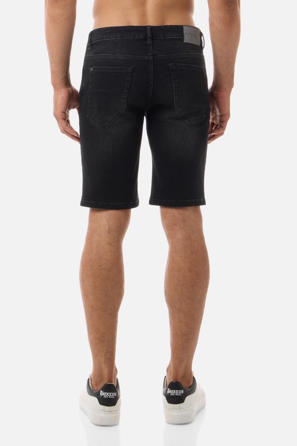 Regular Short Jeans Dark Grey