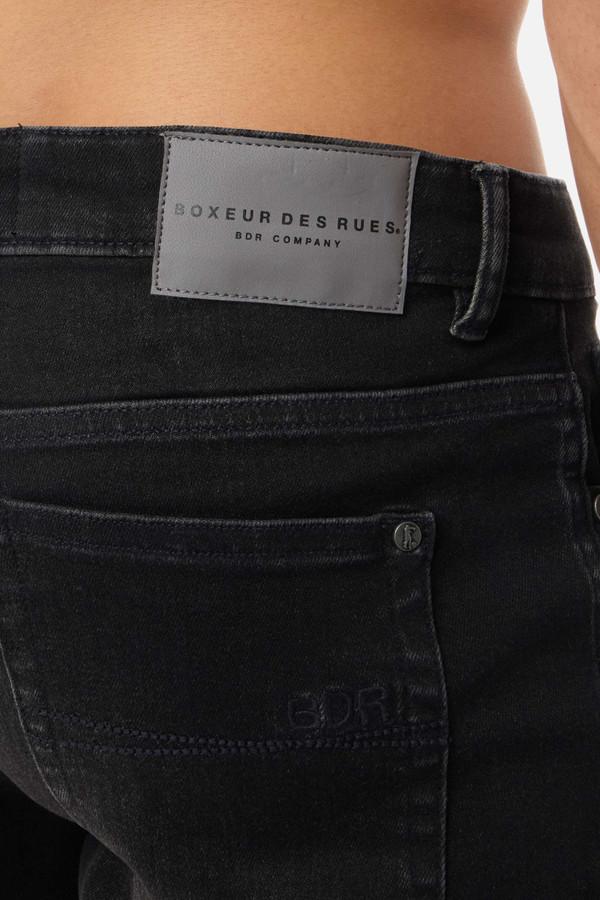 Regular Short Jeans Dark Grey