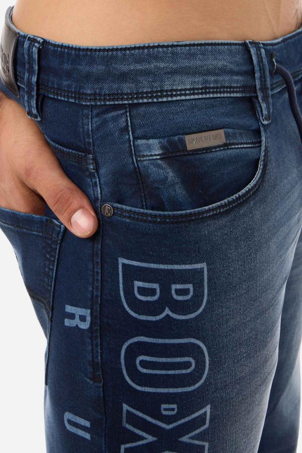 Knit Denim Dark Blue