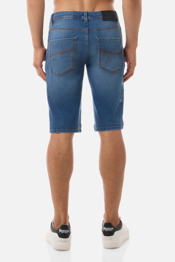 Knit Denim Mid Blue